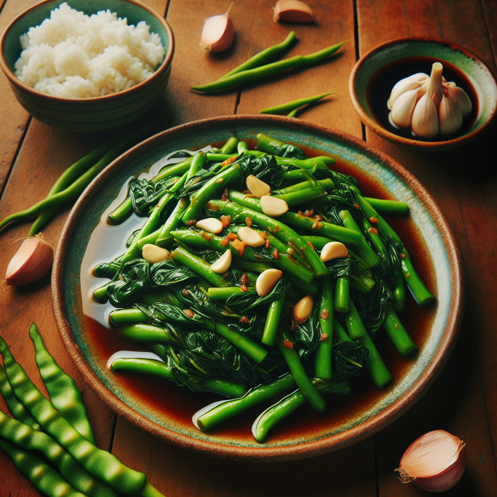 Nationalgericht Philippinen: #Adobong Kangkong# (Rezept)