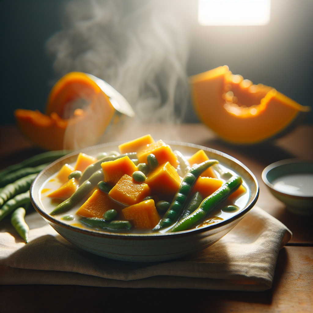 Nationalgericht Philippinen: #Ginataang Kalabasa at Sitaw# (Rezept)