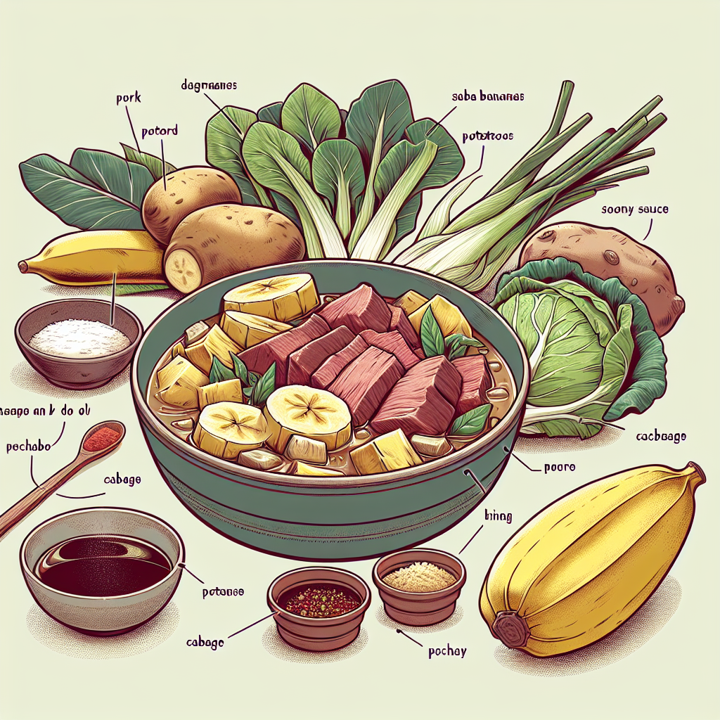Nationalgericht Philippinen: #Pochero Tagalog# (Rezept)