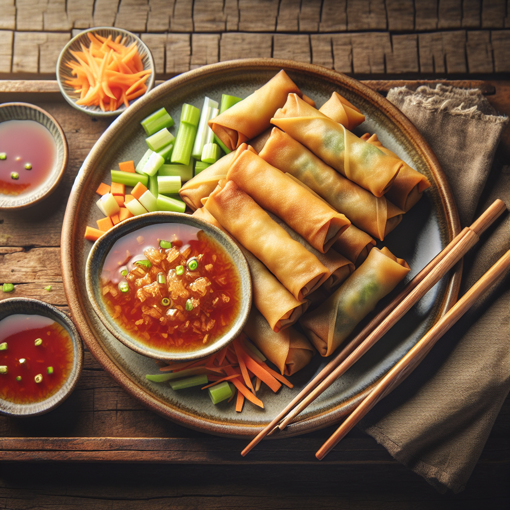 Nationalgericht Philippinen: #Vegetable Lumpia# (Rezept)