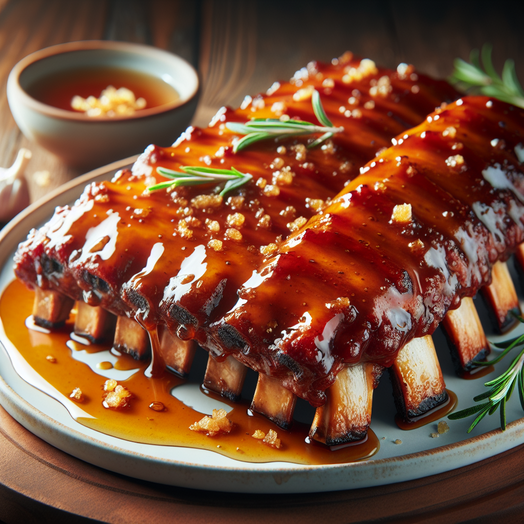 Nationalgericht Polen: #Żeberka w miodzie# (Rezept)