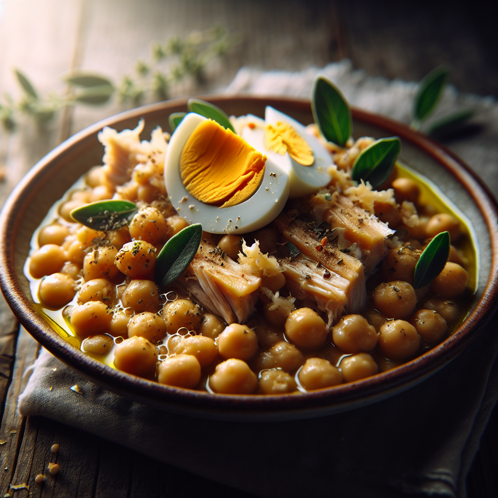 Nationalgericht Portugal: #Grão com Bacalhau# (Rezept)