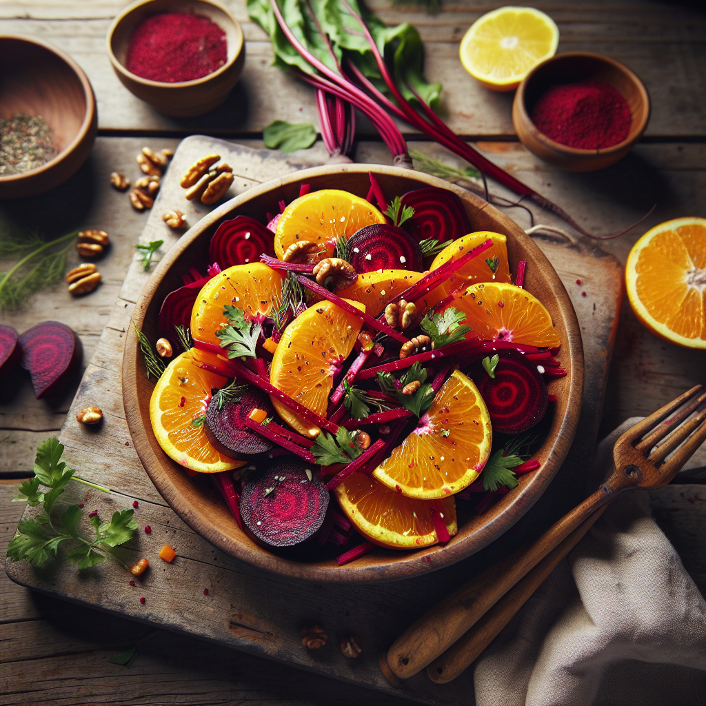 Nationalgericht Portugal: #Salada de Beterraba e Laranja# (Rezept)