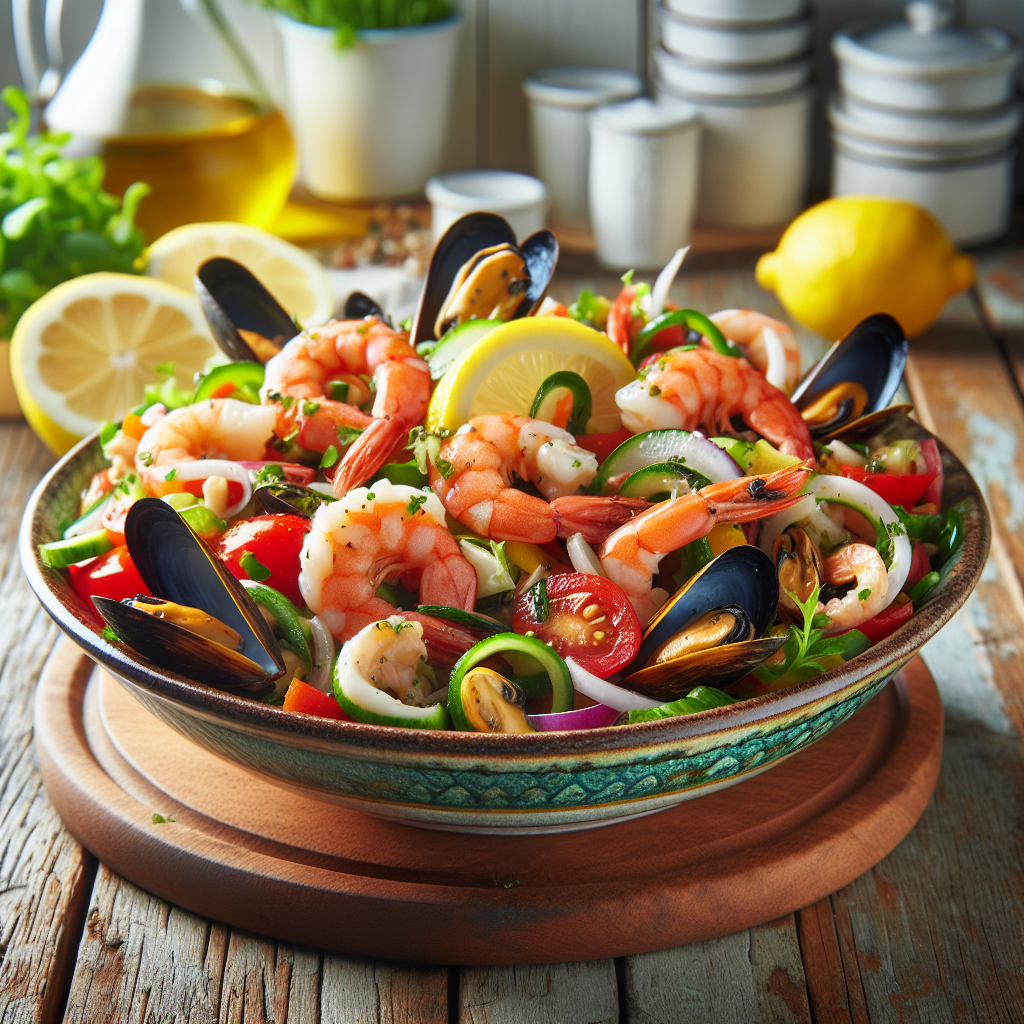 Nationalgericht Portugal: #Salada de Frutos do Mar# (Rezept)