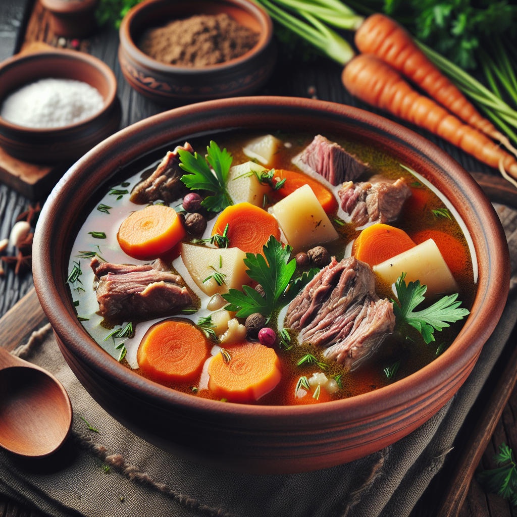 Nationalgericht Rumänien: #Ciorbă de miel# (Rezept)
