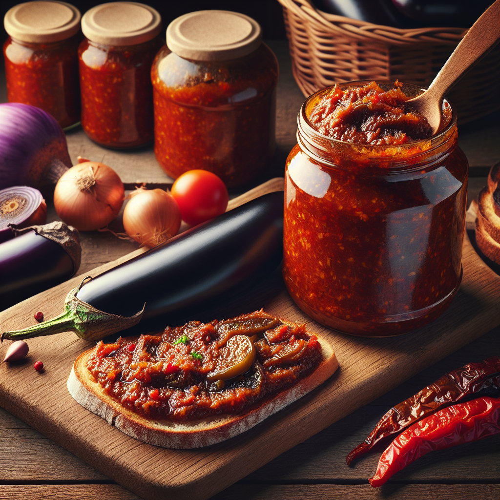 Nationalgericht Rumänien: #Zacuscă de vinete# (Rezept)