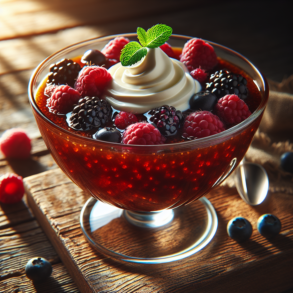 Nationalgericht Russland: #Kisel with Berries# (Rezept)