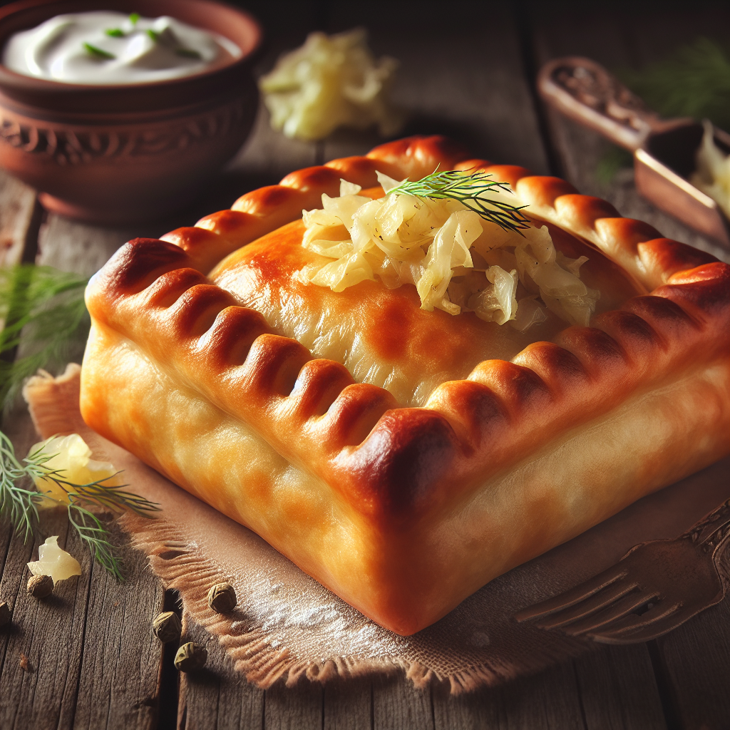 Nationalgericht Russland: #Pirozhok s Kapustoy# (Rezept)