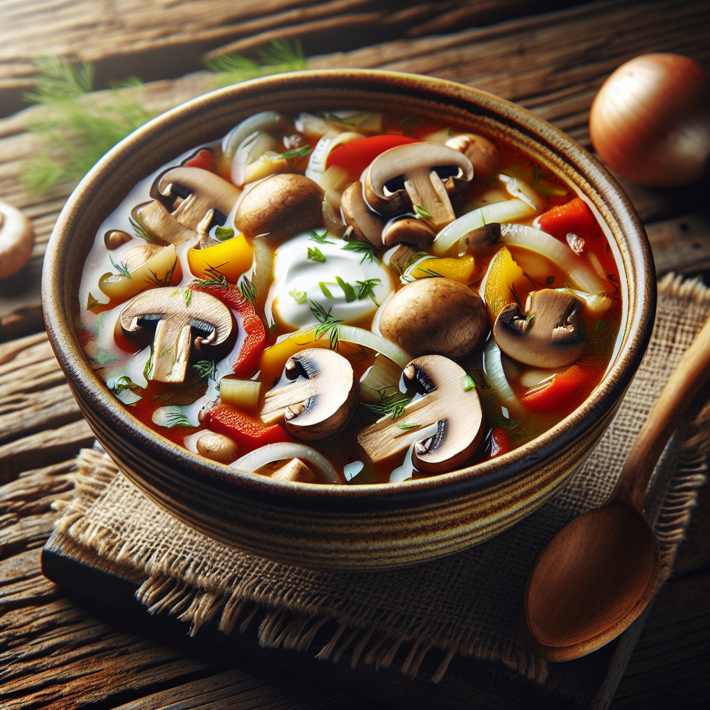 Nationalgericht Russland: #Seljanka mit Pilzen# (Rezept)