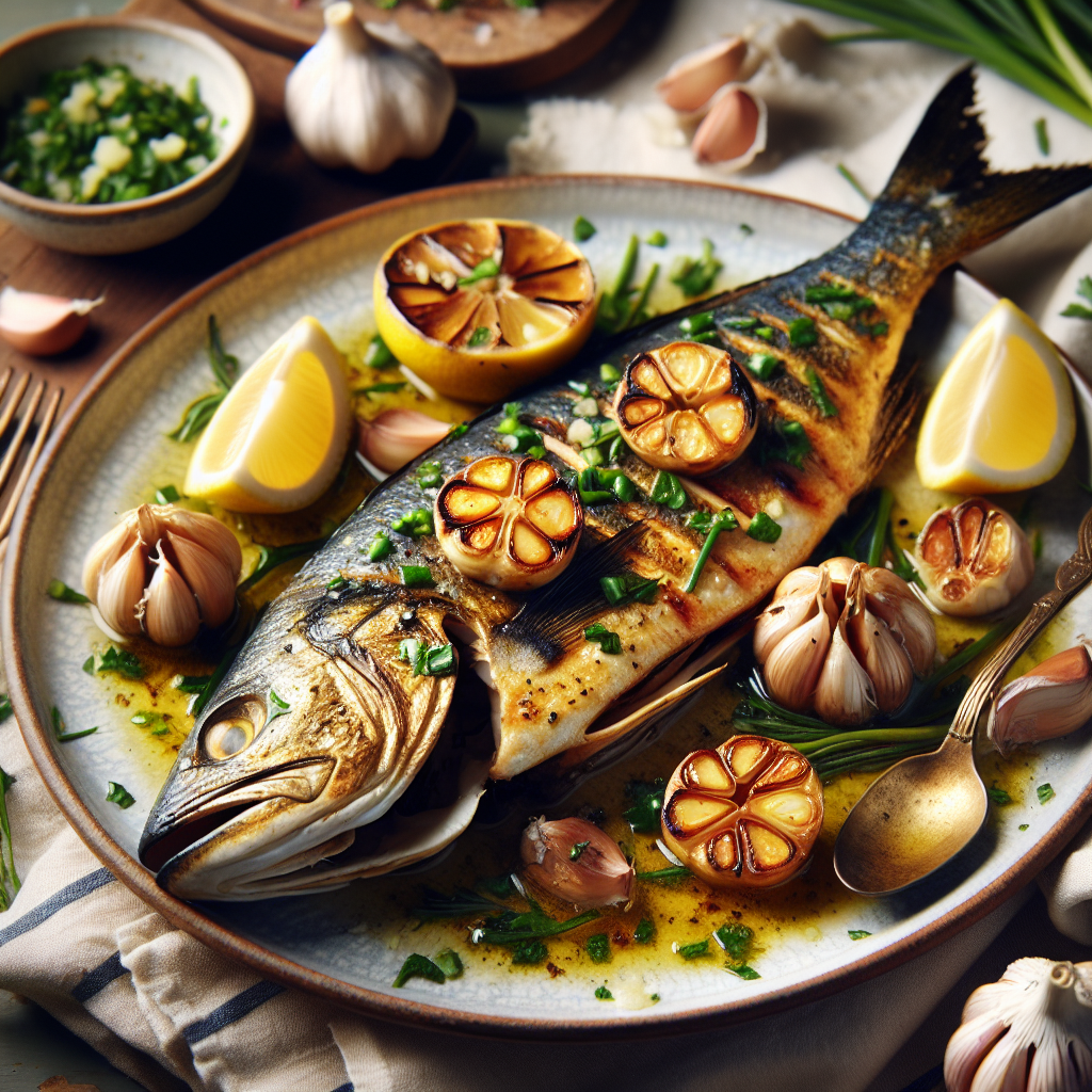 Nationalgericht Südafrika: #Garlic Butter Snoek# (Rezept)