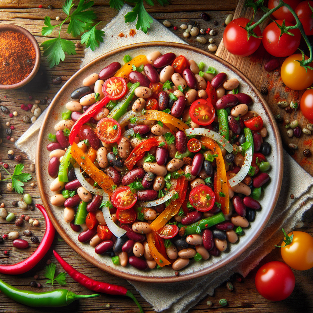 Nationalgericht Südafrika: #Spiced Bean Salad# (Rezept)