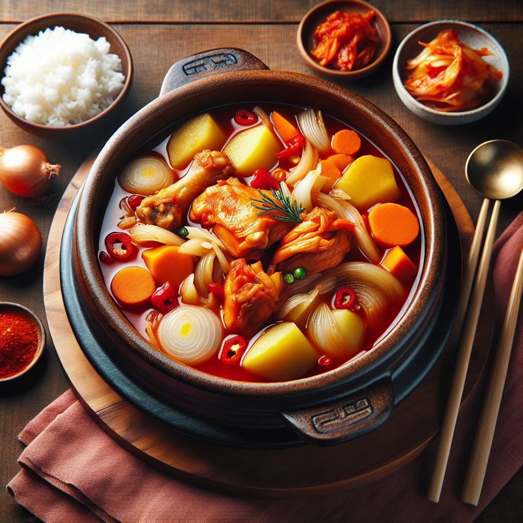 Nationalgericht Südkorea: #Dakdoritang# (Rezept)