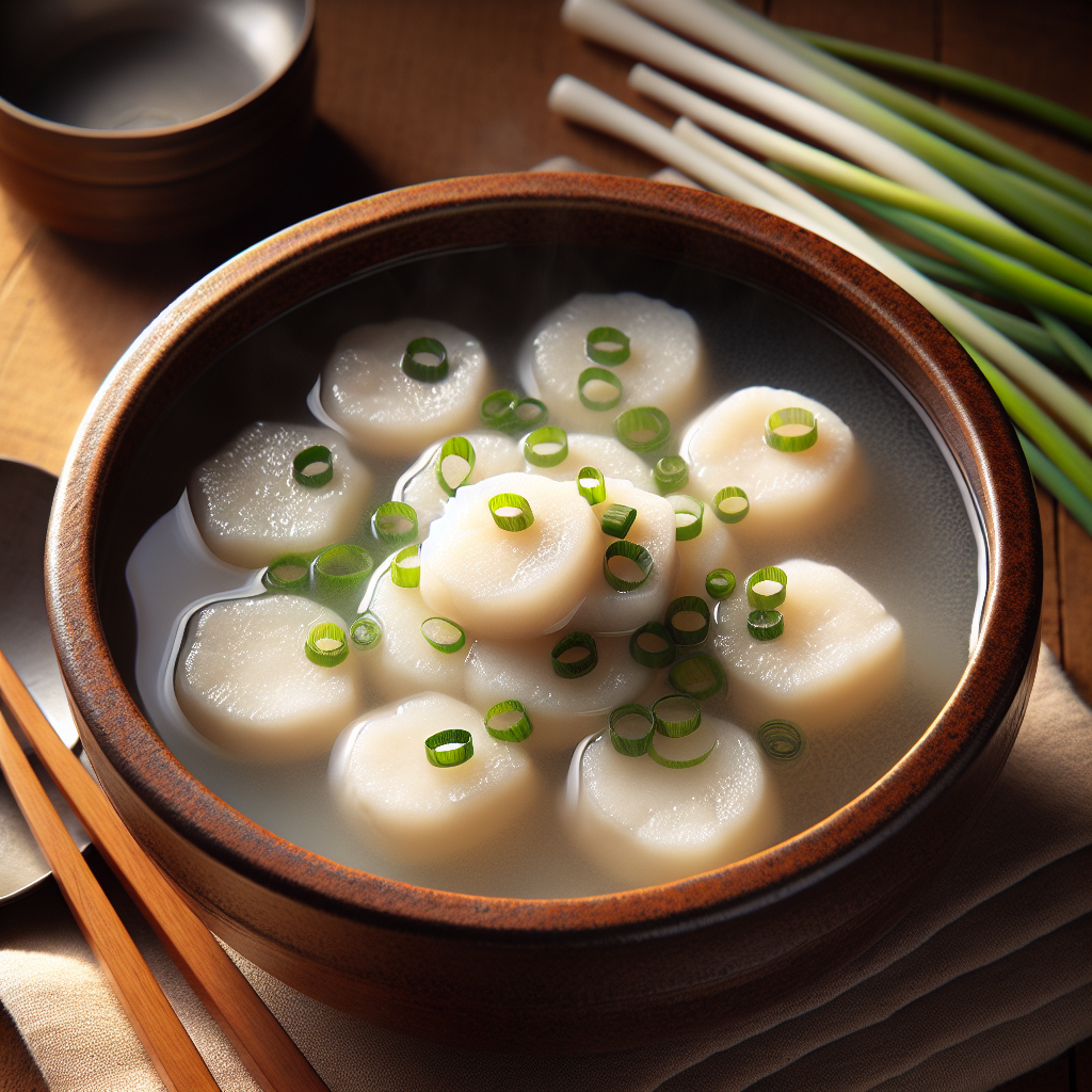 Nationalgericht Südkorea: #Eomuk Guk# (Rezept)
