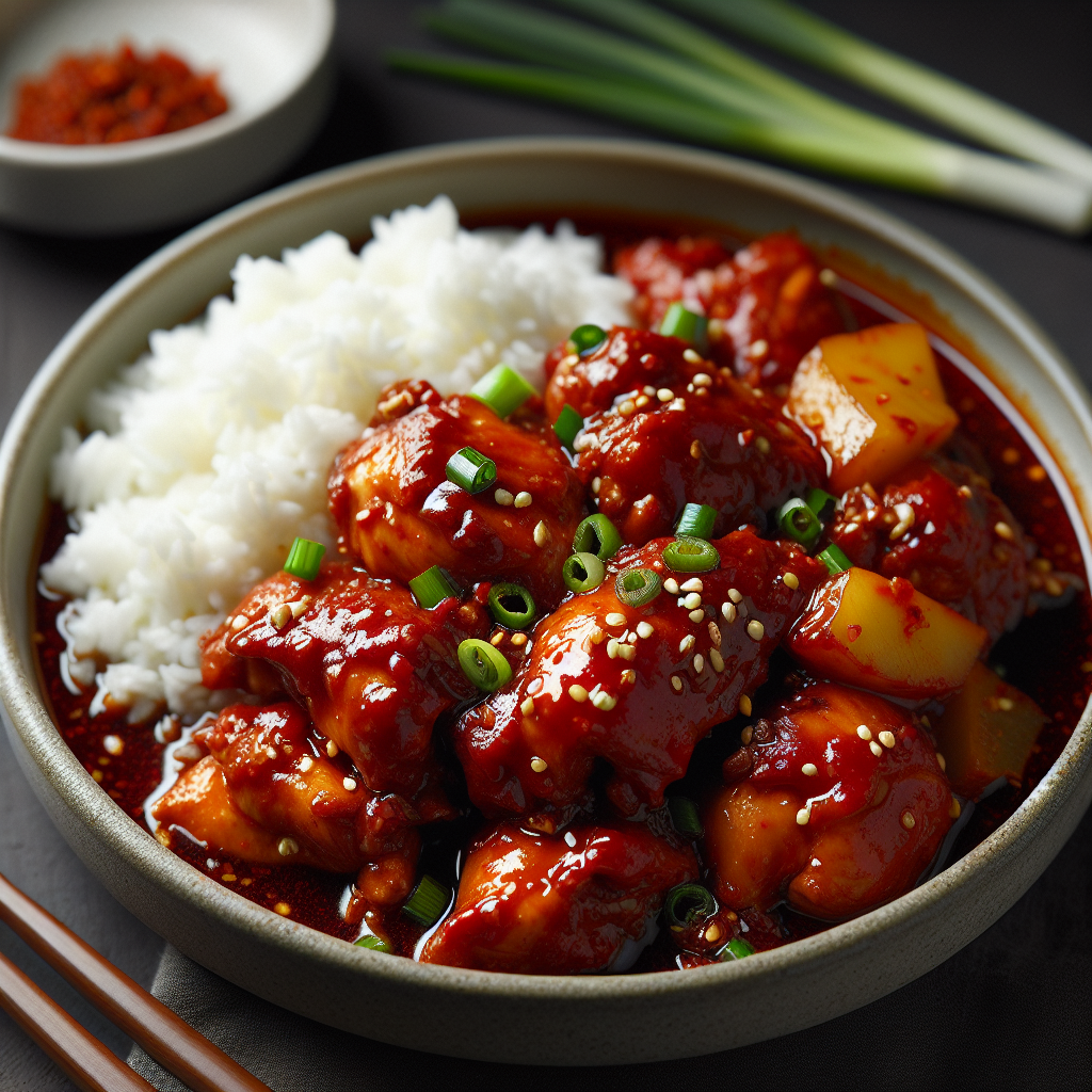 Nationalgericht Südkorea: #Gochujang Jorim# (Rezept)