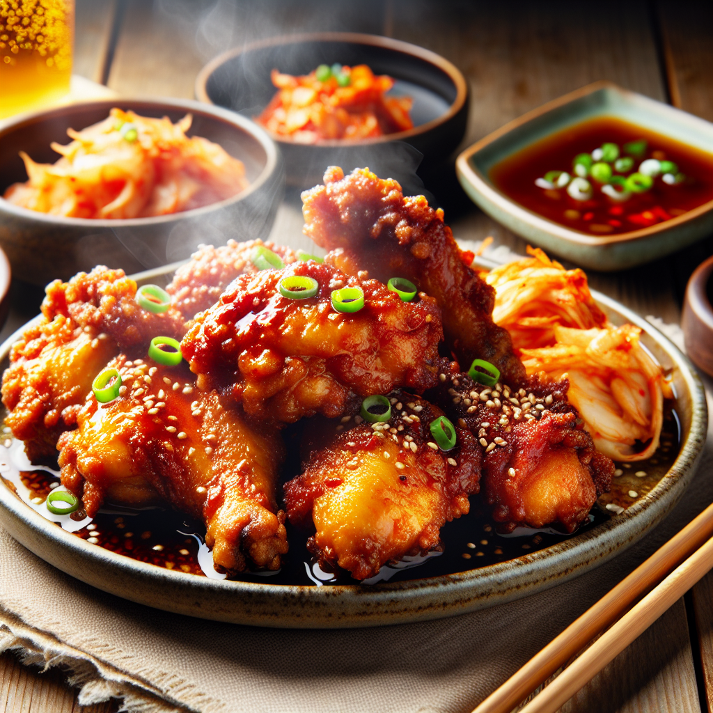 Nationalgericht Südkorea: #Korean Fried Chicken# (Rezept)