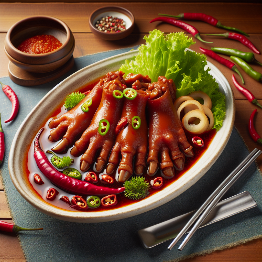 Nationalgericht Südkorea: #Maeun Jokbal# (Rezept)