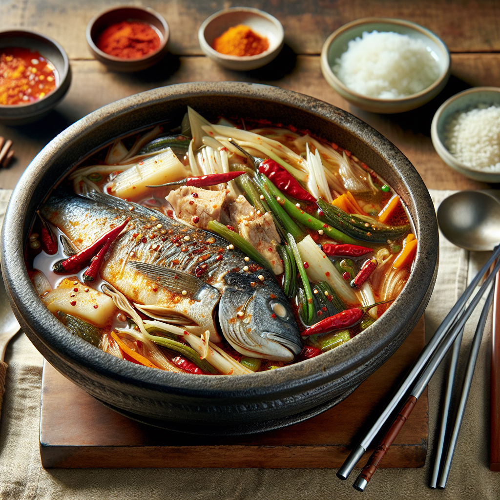 Nationalgericht Südkorea: #Maeuntang# (Rezept)