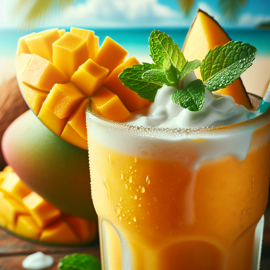 Nationalgericht Salomonen: Mango Coconut Smoothie (Rezept)