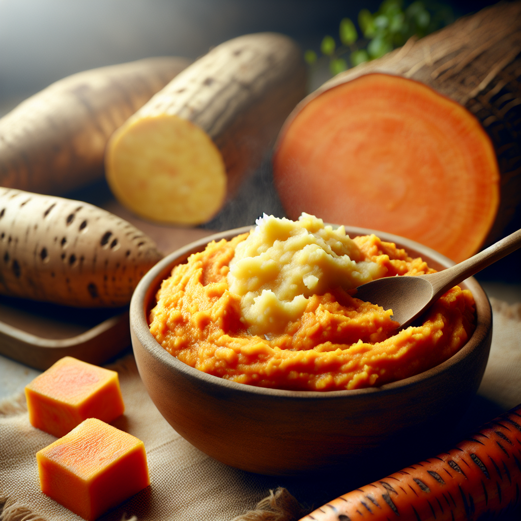 Nationalgericht Salomonen: #Yam and Cassava Mash# (Rezept)