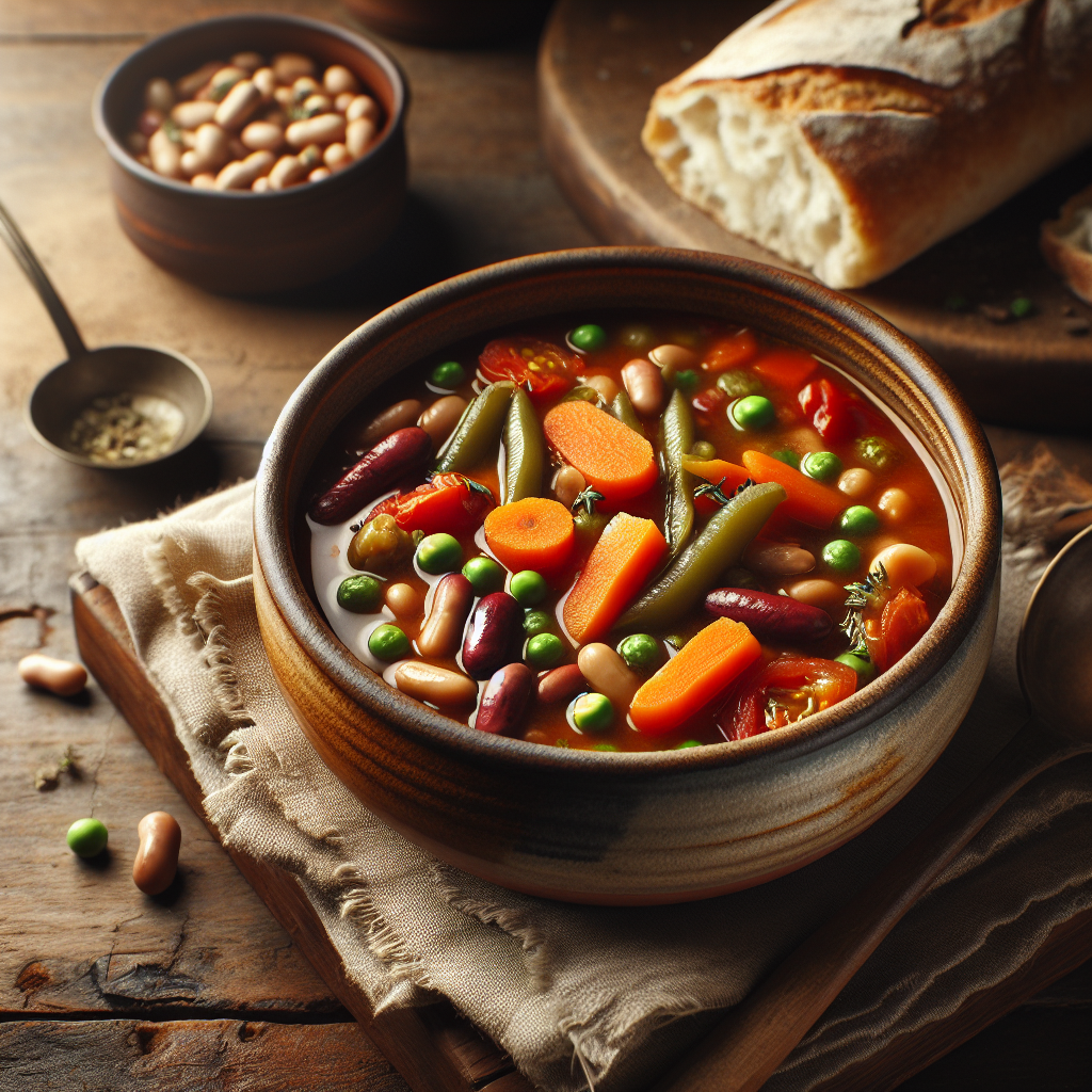 Nationalgericht Sambia: #Bean and Vegetable Stew# (Rezept)