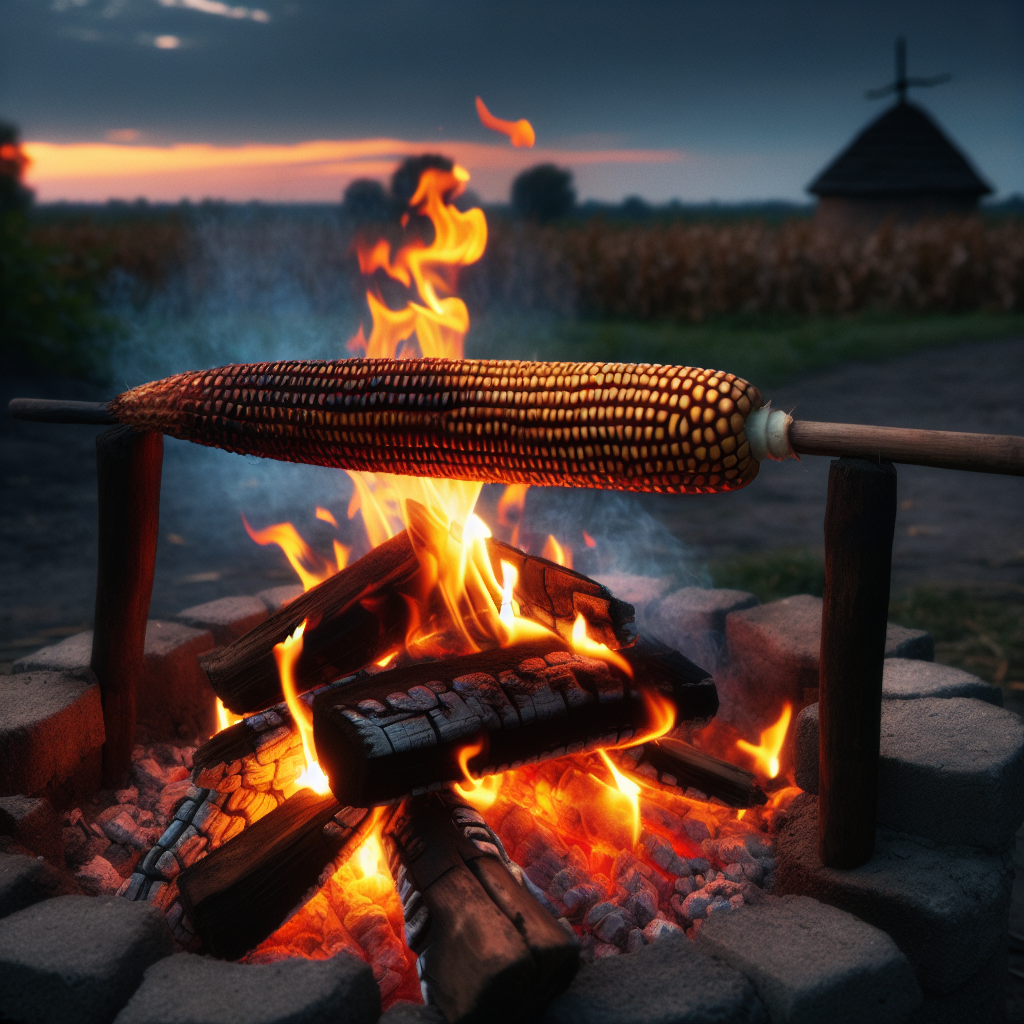 Nationalgericht Sambia: #Charcoal-Roasted Maize# (Rezept)