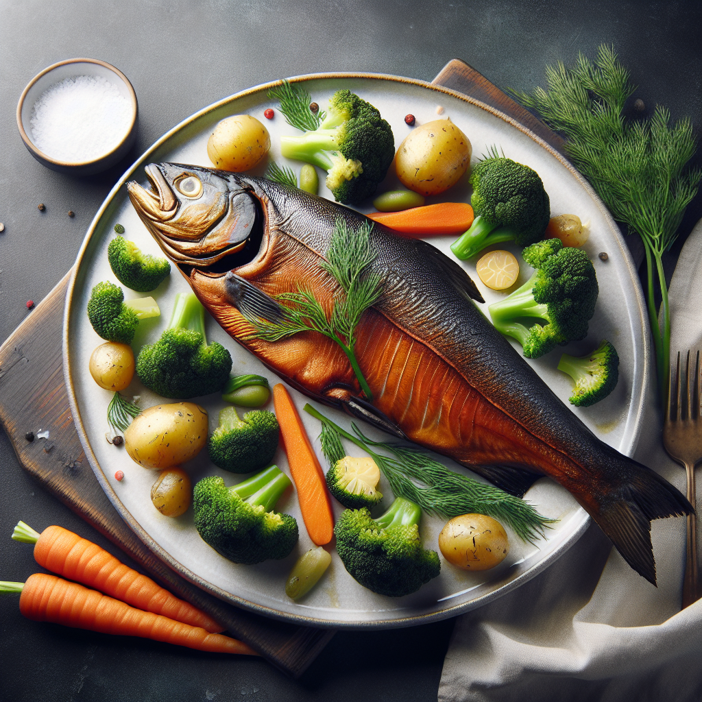 Nationalgericht Sambia: #Smoked Fish with Vegetables# (Rezept)