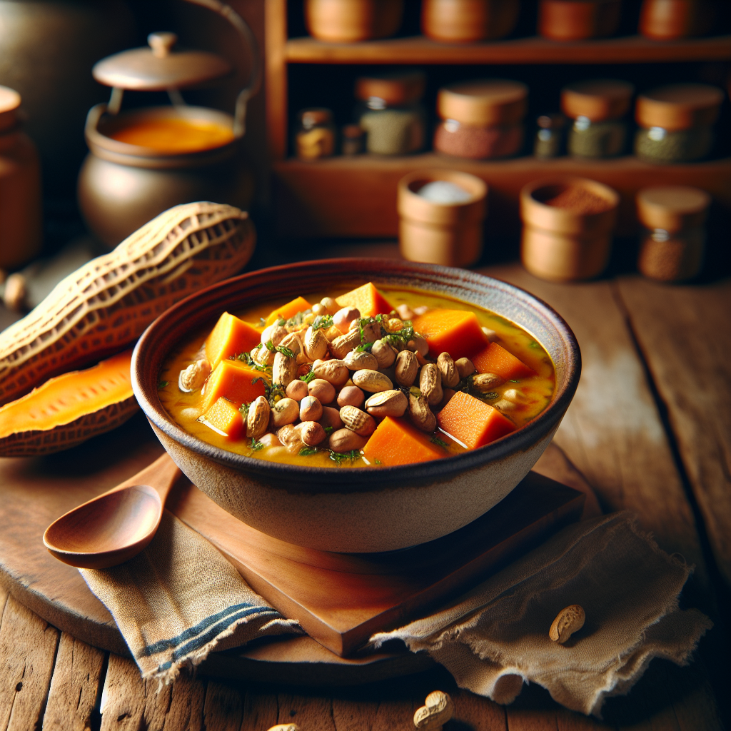 Nationalgericht Sambia: #Yam and Peanut Soup# (Rezept)