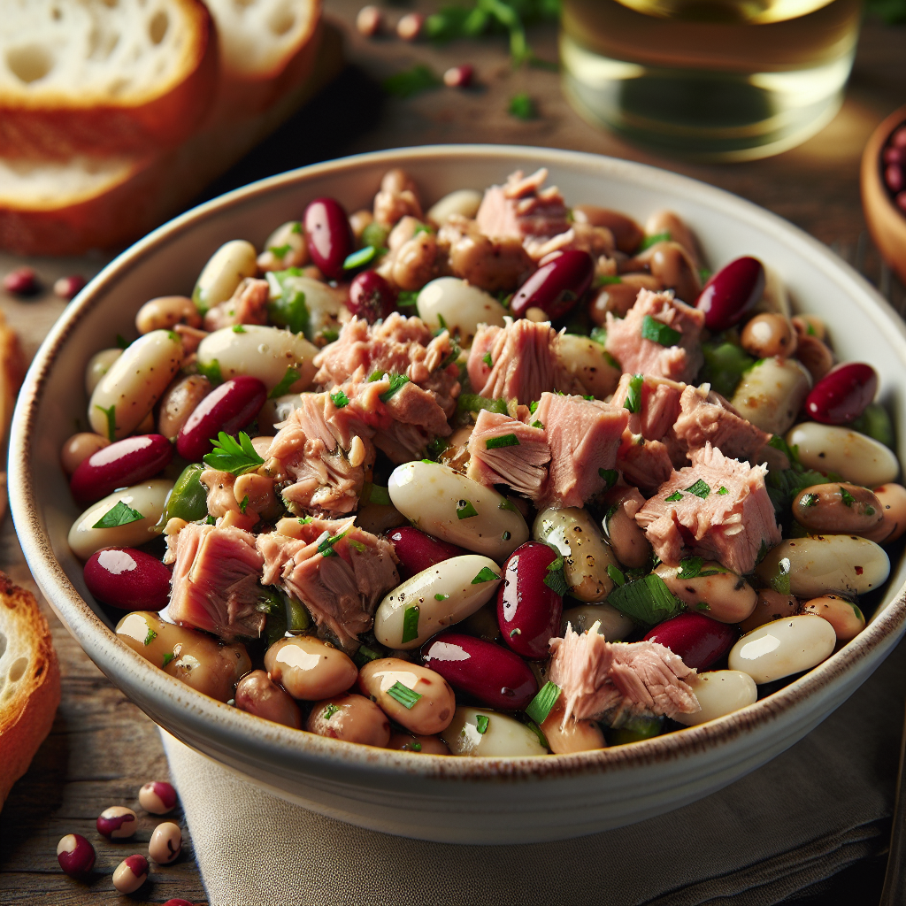 Nationalgericht San Marino: #Insalata di Fagioli e Tonno# (Rezept)