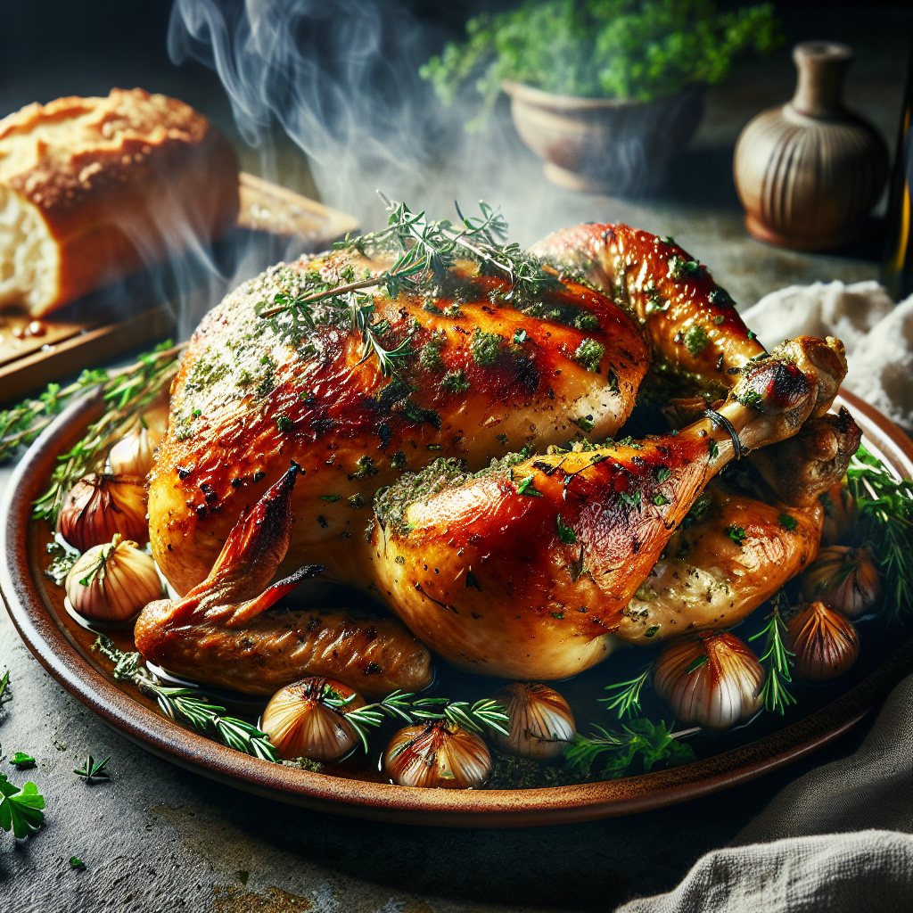 Nationalgericht San Marino: #Pollo Arrosto con Erbe# (Rezept)