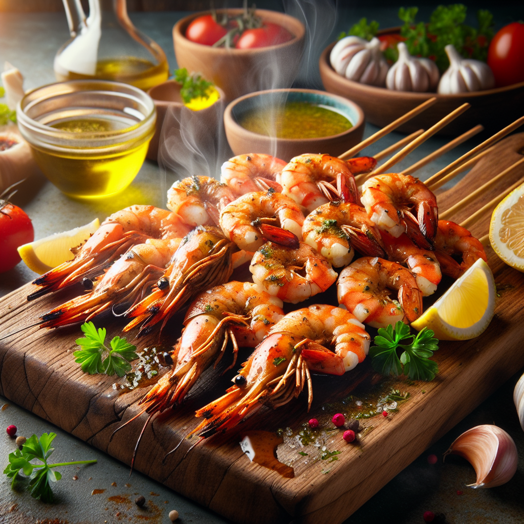 Nationalgericht San Marino: Spiedini di Gamberi (Rezept)