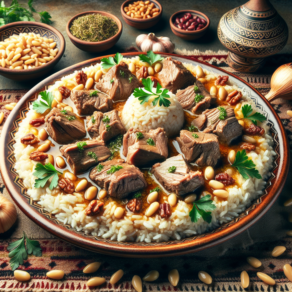 Nationalgericht Saudi-Arabien: #Mansaf# (Rezept)