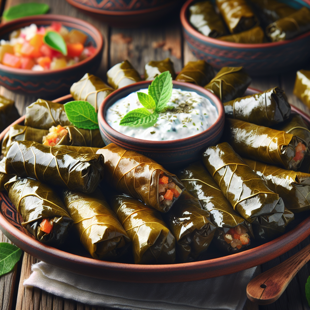 Nationalgericht Saudi-Arabien: #Stuffed Grape Leaves# (Rezept)