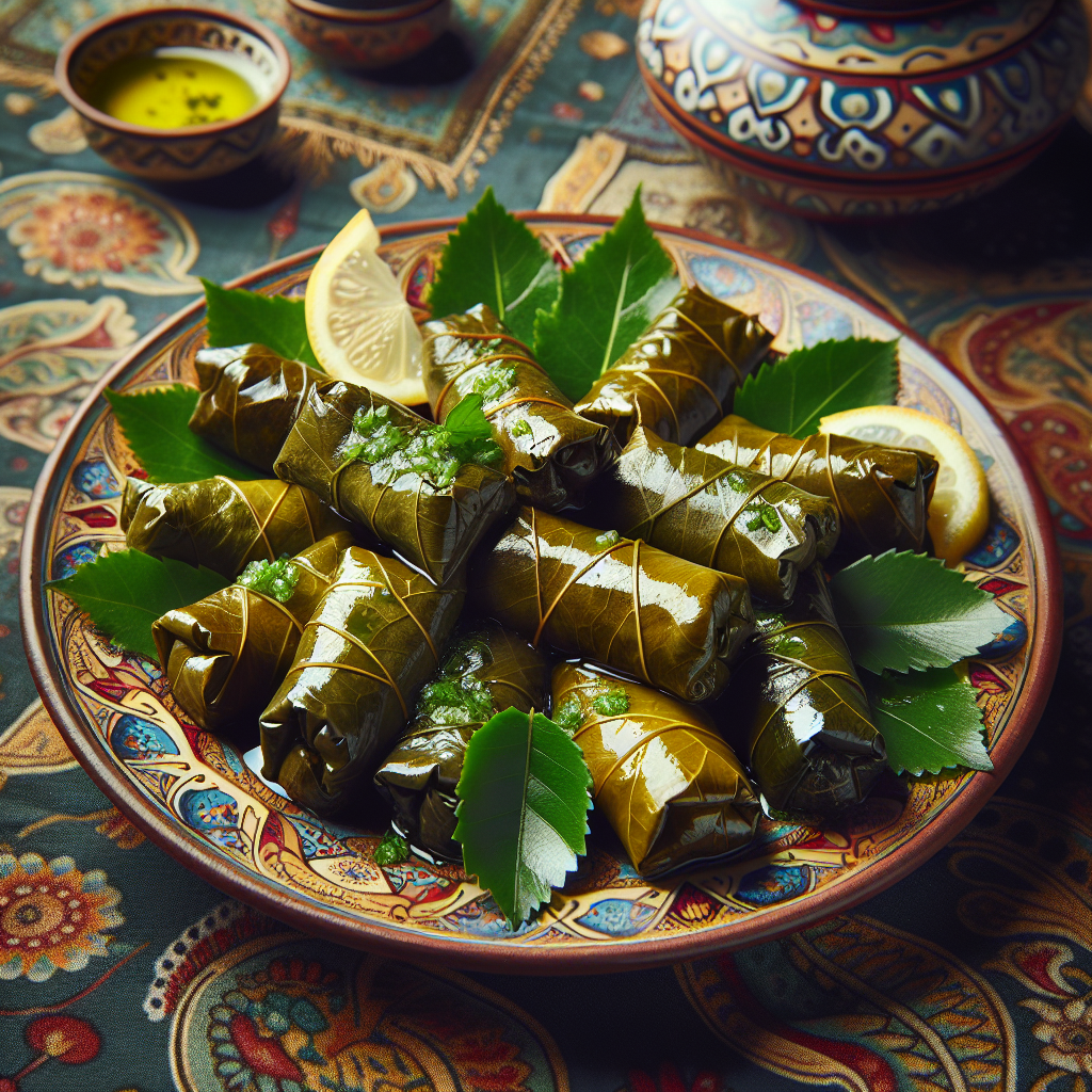 Nationalgericht Saudi-Arabien: #Warak Enab# (Rezept)