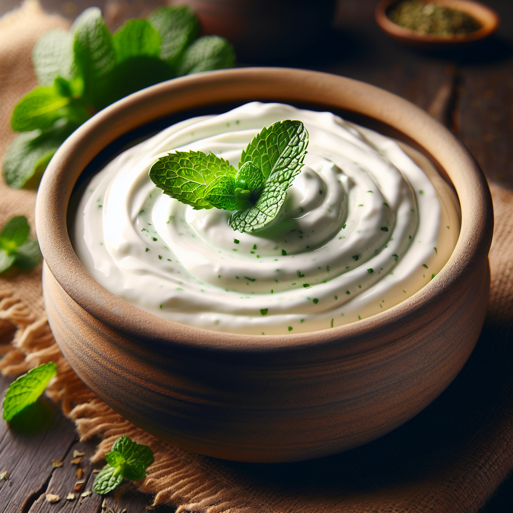 Nationalgericht Saudi-Arabien: #Yoghurt Mint Dip# (Rezept)