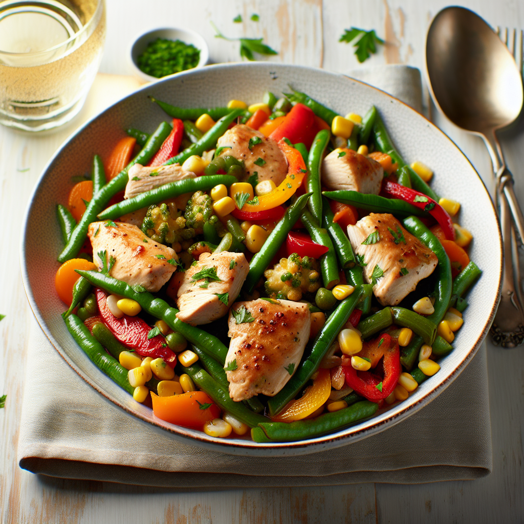 Nationalgericht Senegal: #Légumes Sautés au Poulet# (Rezept)
