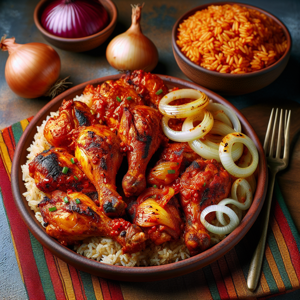 Nationalgericht Senegal: #Poulet Dibi# (Rezept)