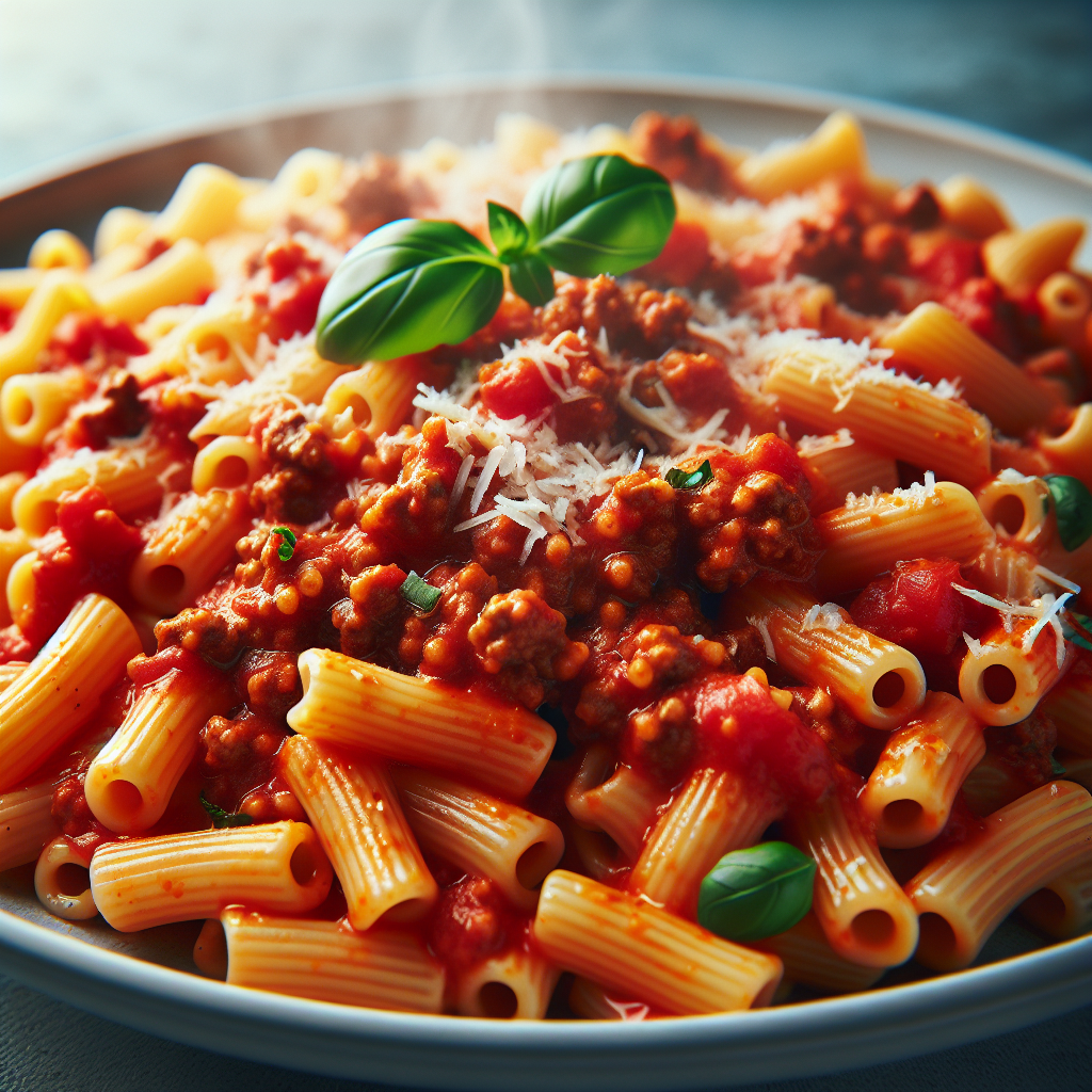 Nationalgericht Serbien: #Makarone sa Mlevenim Meso# (Rezept)