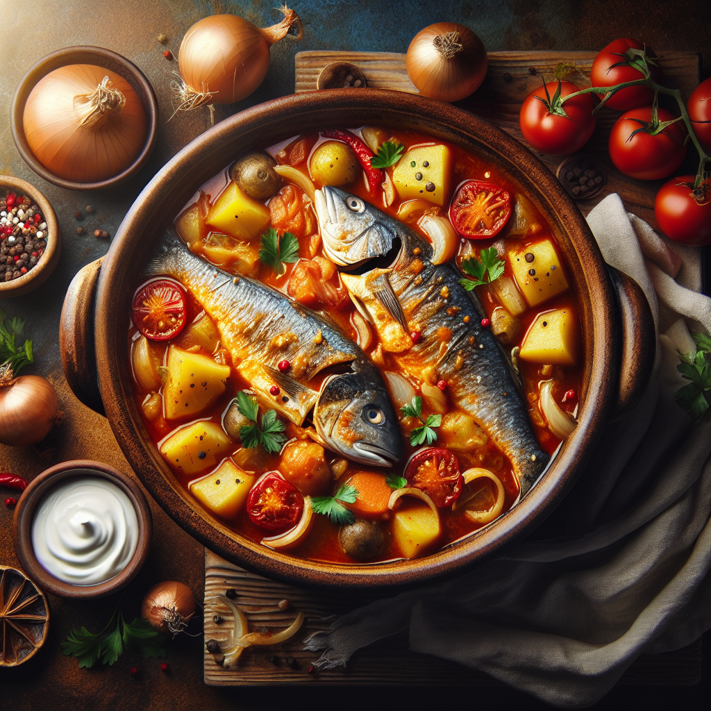 Nationalgericht Serbien: #Riblji Gulaš# (Rezept)