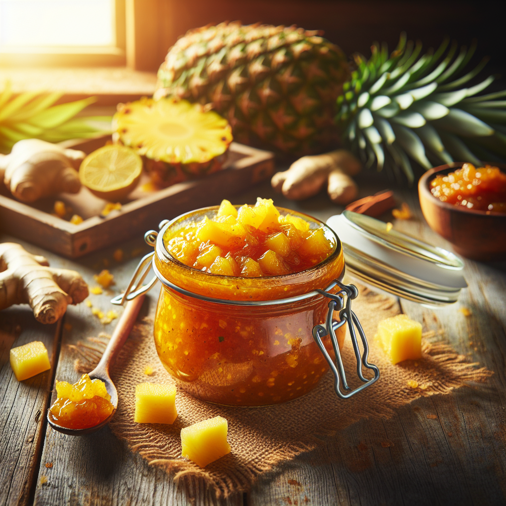 Nationalgericht Seychellen: #Pineapple Chutney# (Rezept)