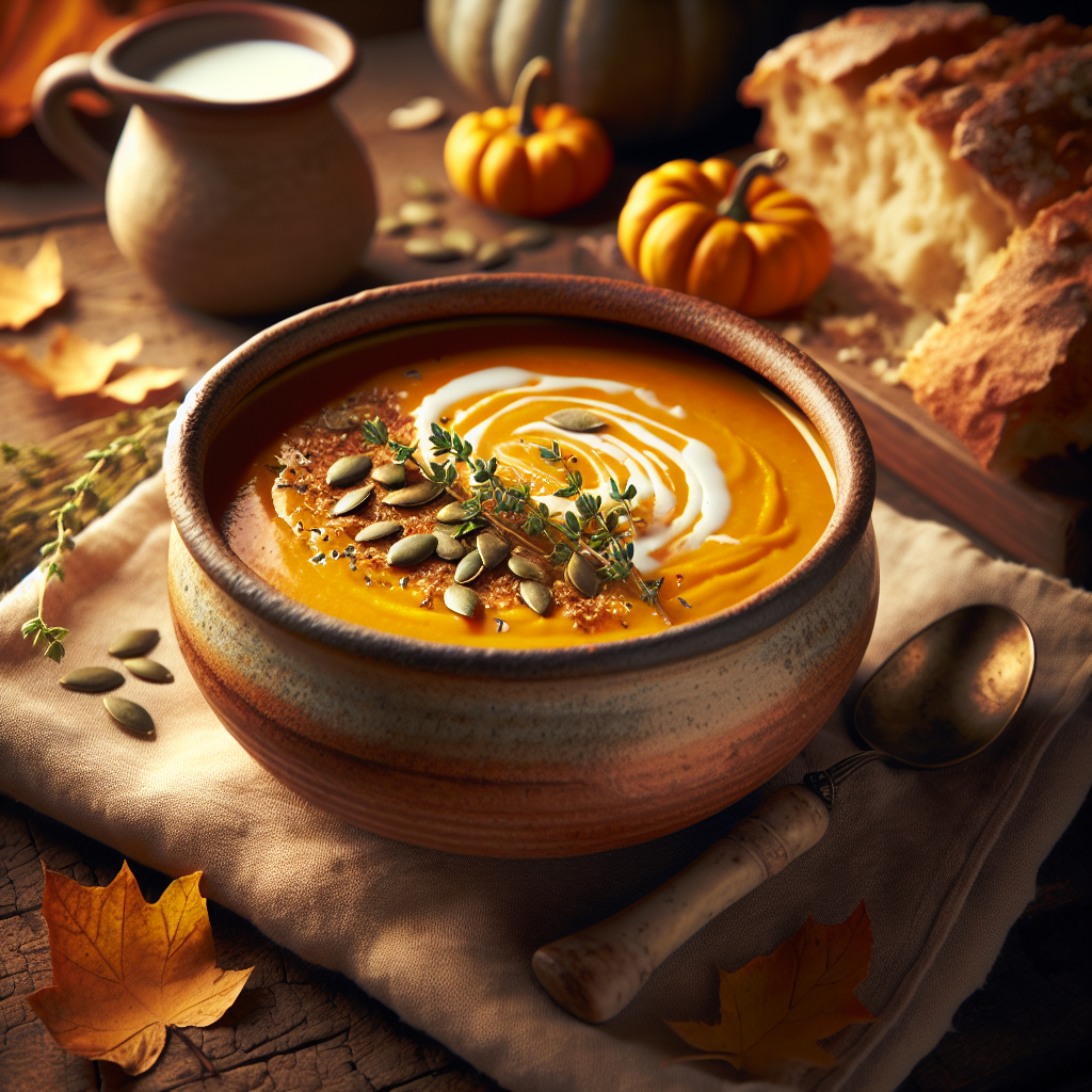 Nationalgericht Seychellen: #Pumpkin and Coconut Soup# (Rezept)
