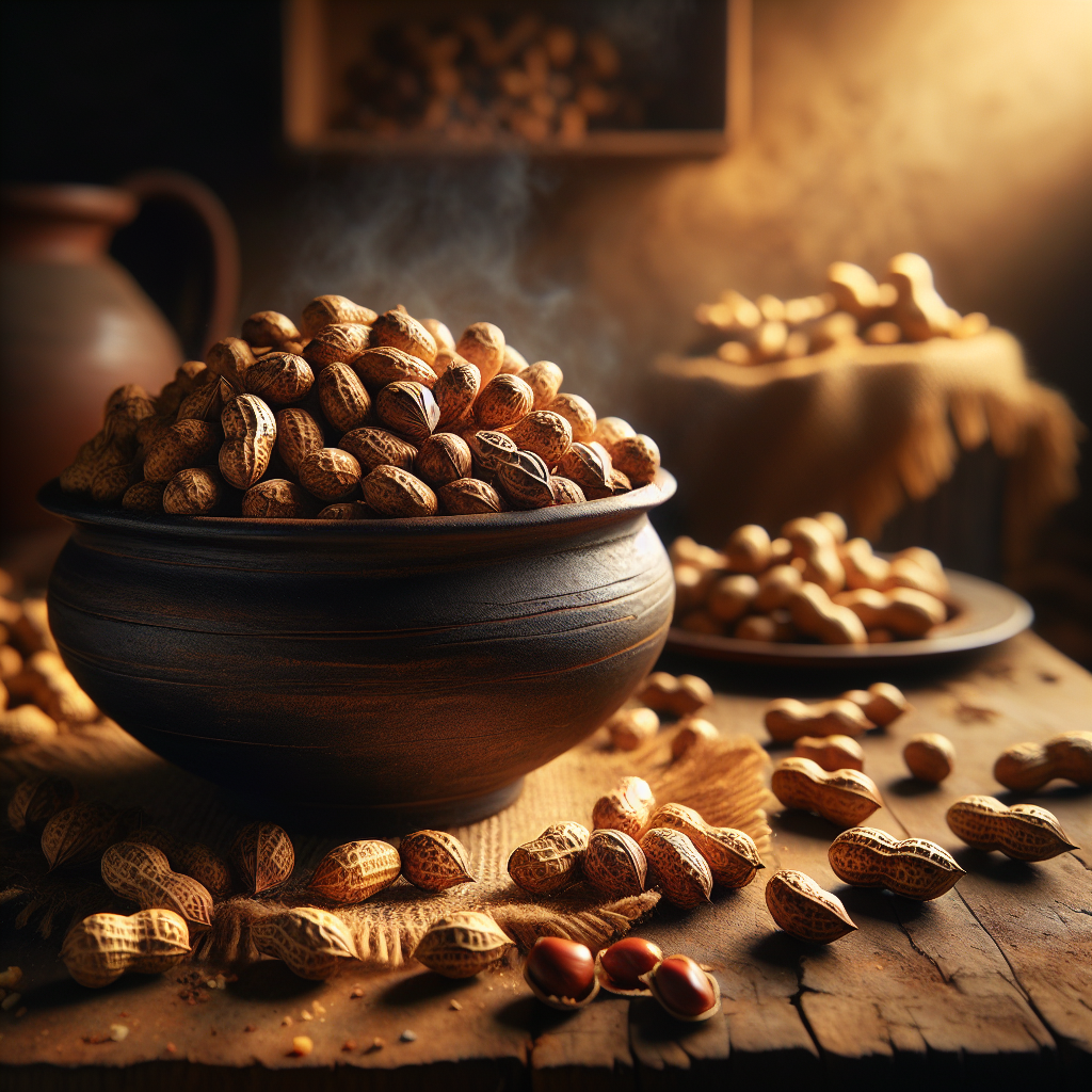 Nationalgericht Sierra Leone: #Roasted Groundnut Snacks# (Rezept)