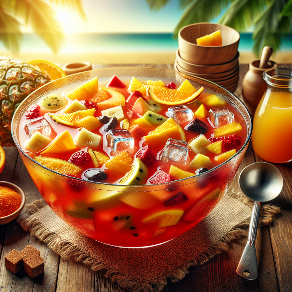 Nationalgericht Sierra Leone: #Tropical Fruit Punch# (Rezept)