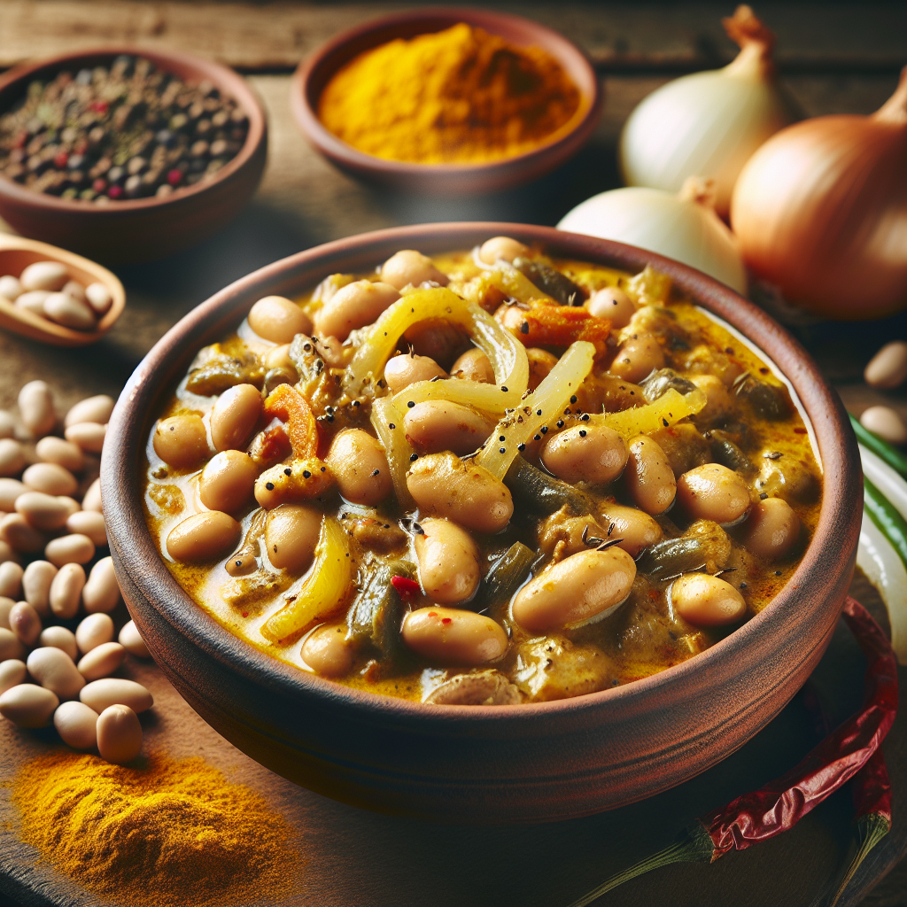 Nationalgericht Simbabwe: #Curried Beans# (Rezept)