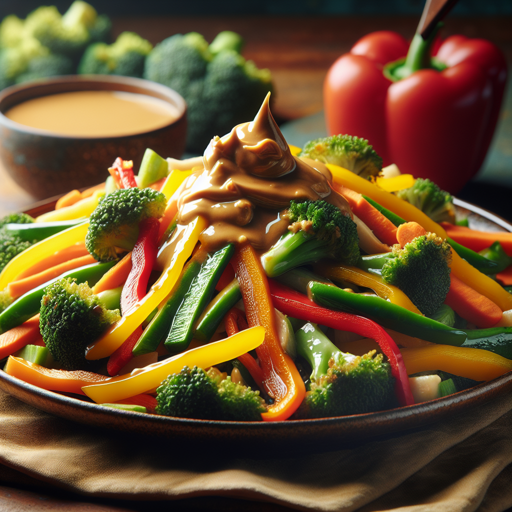Nationalgericht Simbabwe: #Fried Vegetables with Peanut Butter# (Rezept)