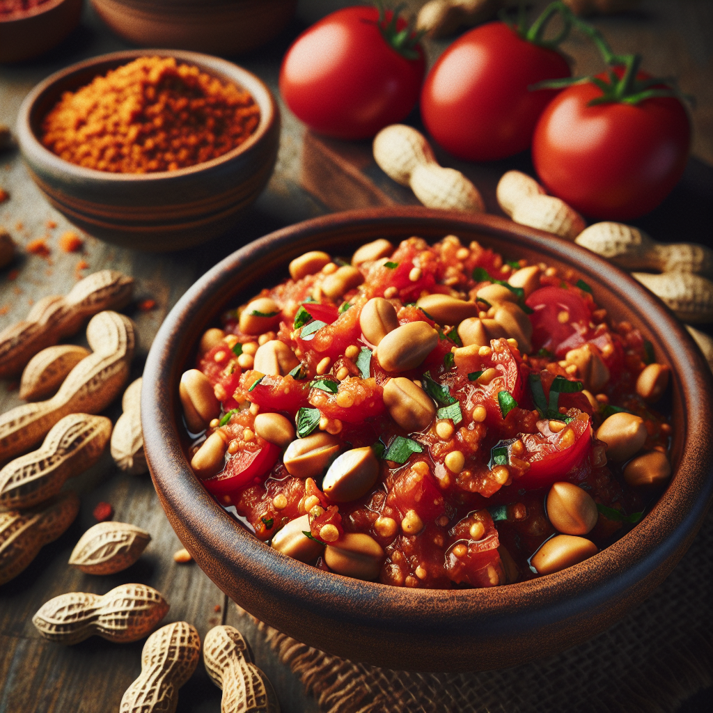 Nationalgericht Simbabwe: #Spicy Peanut and Tomato Relish# (Rezept)