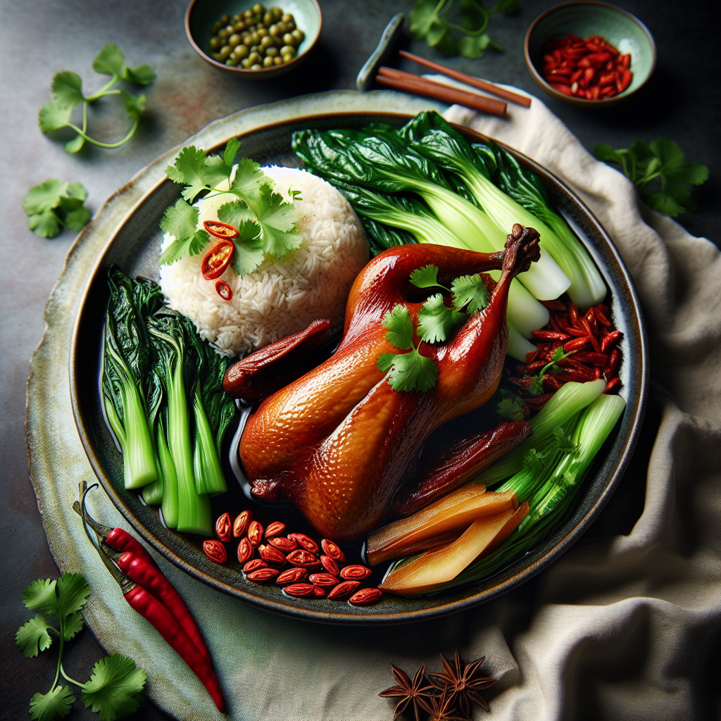 Nationalgericht Singapur: #Singaporean Herbal Duck# (Rezept)