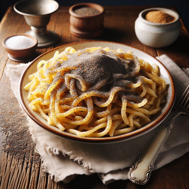 Nationalgericht Österreich: Mohnnudeln (Rezept)