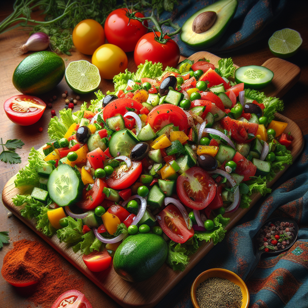 Nationalgericht Somalia: #Somali Salad with Lime# (Rezept)