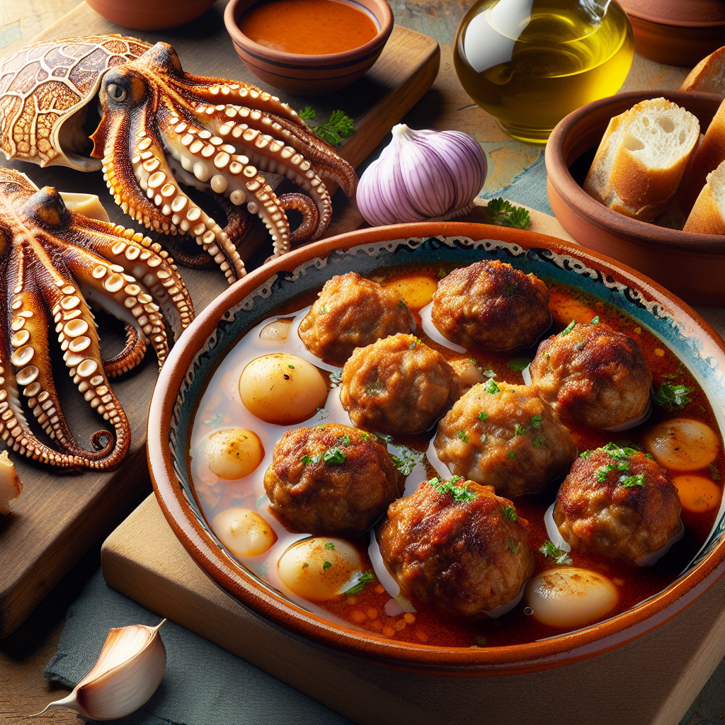 Nationalgericht Spanien: #Albóndigas con Sepia# (Rezept)