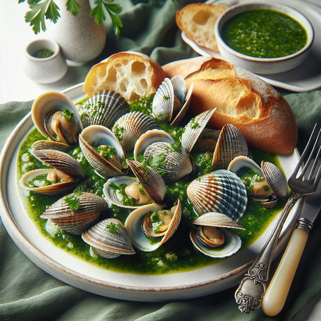 Nationalgericht Spanien: #Almejas en Salsa Verde# (Rezept)